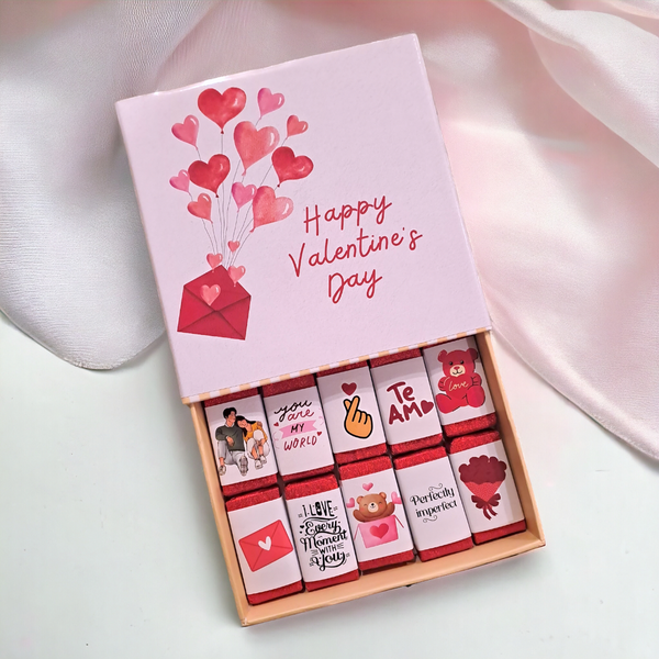 Valentines Chocolate Box- 10 pcs