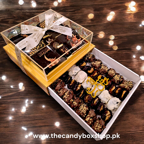 Wooden Date Box Hamper (Lahore only)