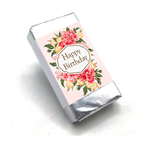 Floral Happy Birthday- 20 pcs