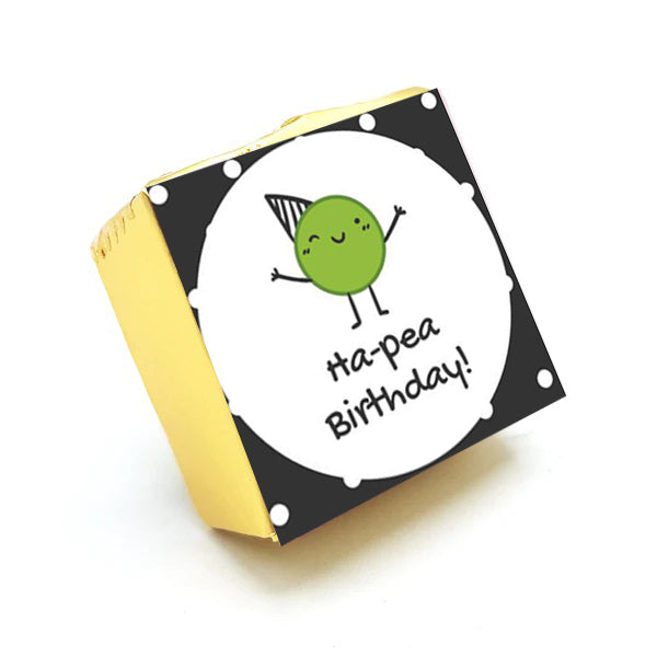 Ha-Pea Birthday- Bite Size Choco 50 pcs