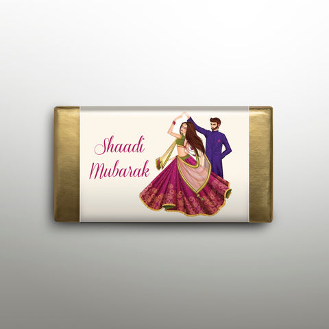 Shaadi Mubarak Mini chocolates 50 pcs